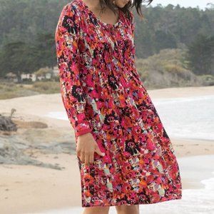 Floral Pintuck Dress (NWOT)